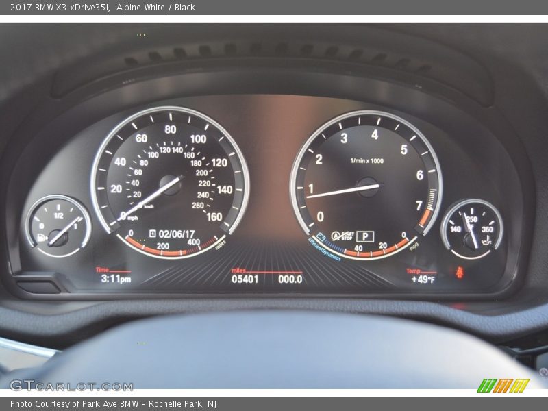 Alpine White / Black 2017 BMW X3 xDrive35i