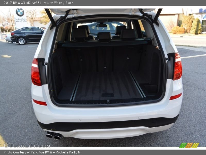 Alpine White / Black 2017 BMW X3 xDrive35i