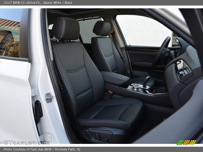 Alpine White / Black 2017 BMW X3 xDrive35i