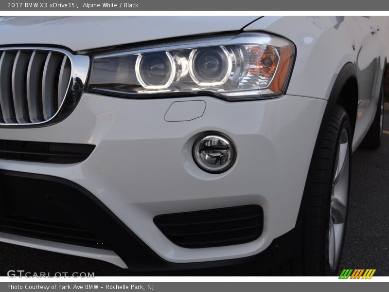 Alpine White / Black 2017 BMW X3 xDrive35i