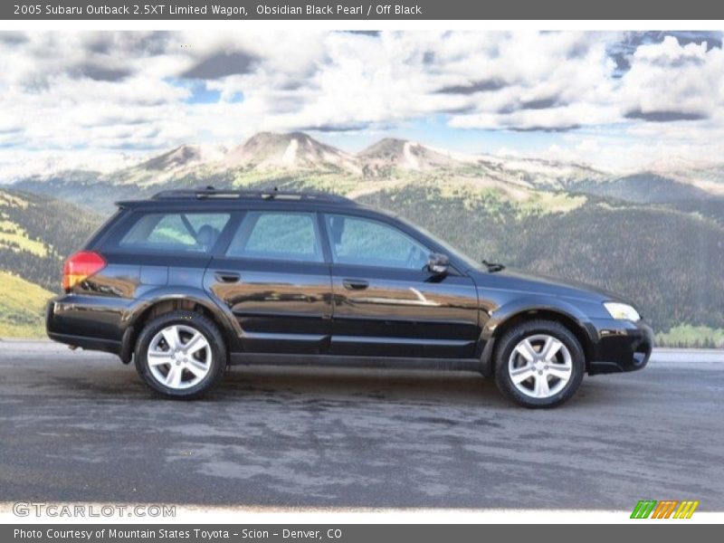 Obsidian Black Pearl / Off Black 2005 Subaru Outback 2.5XT Limited Wagon