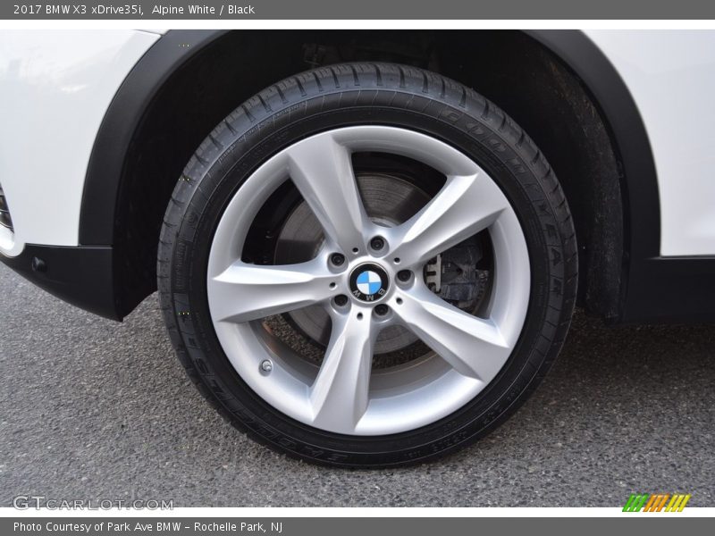 Alpine White / Black 2017 BMW X3 xDrive35i