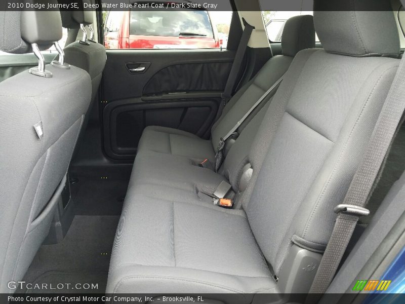 Deep Water Blue Pearl Coat / Dark Slate Gray 2010 Dodge Journey SE