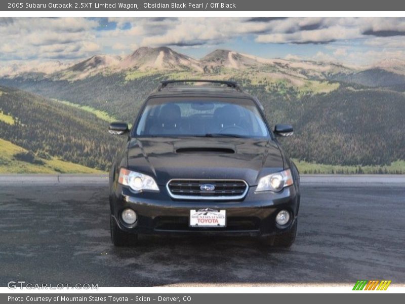 Obsidian Black Pearl / Off Black 2005 Subaru Outback 2.5XT Limited Wagon