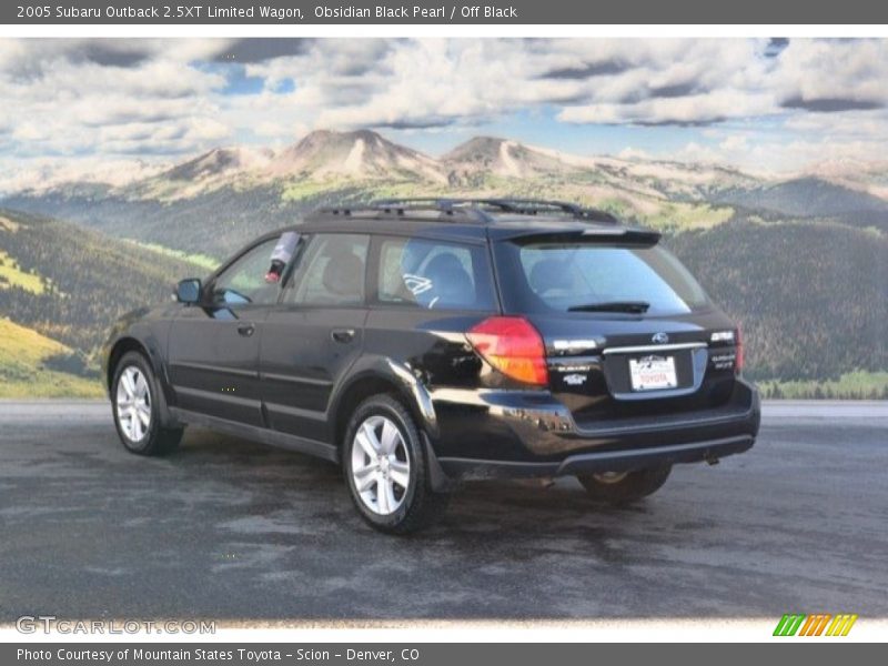 Obsidian Black Pearl / Off Black 2005 Subaru Outback 2.5XT Limited Wagon