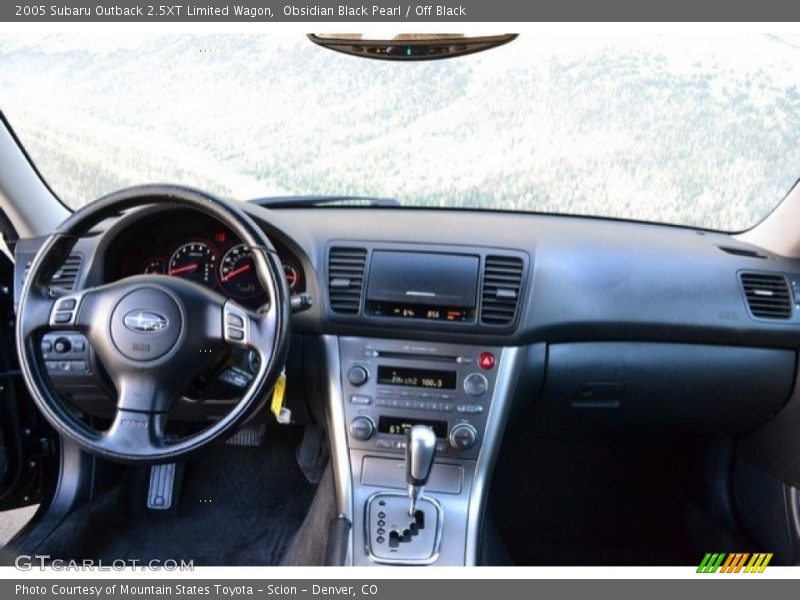 Obsidian Black Pearl / Off Black 2005 Subaru Outback 2.5XT Limited Wagon