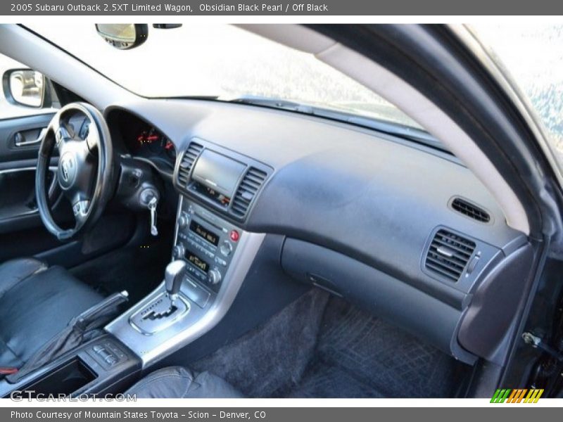 Obsidian Black Pearl / Off Black 2005 Subaru Outback 2.5XT Limited Wagon