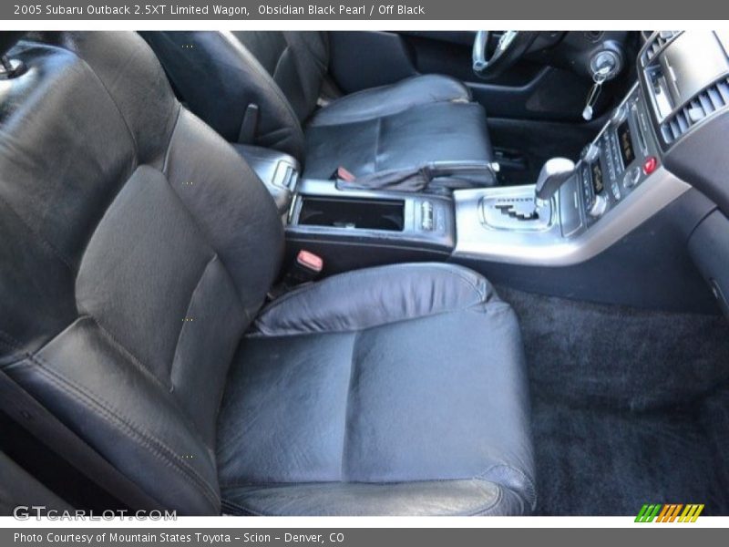 Obsidian Black Pearl / Off Black 2005 Subaru Outback 2.5XT Limited Wagon