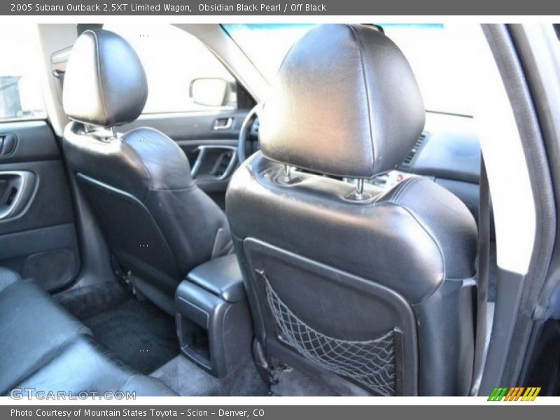 Obsidian Black Pearl / Off Black 2005 Subaru Outback 2.5XT Limited Wagon