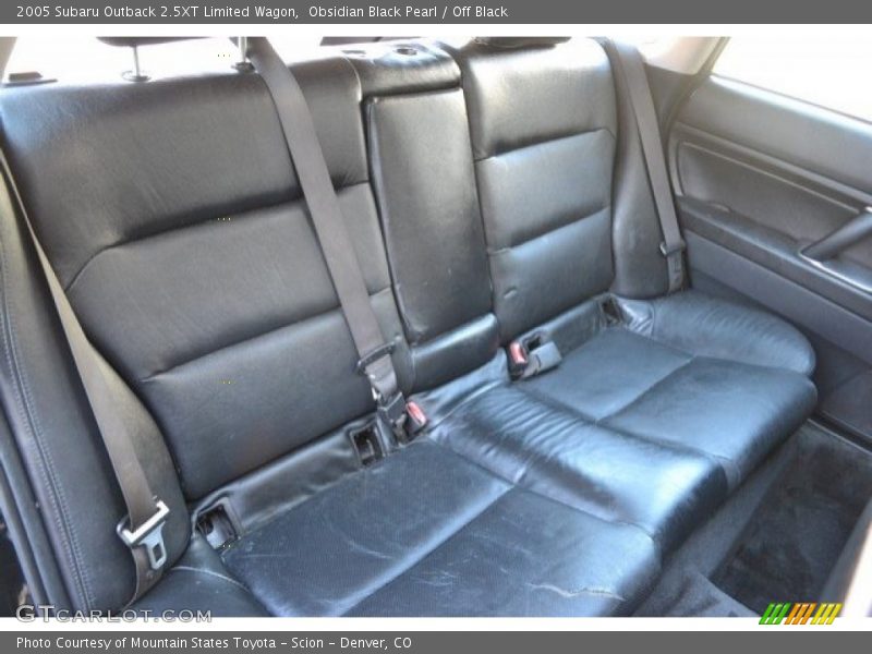 Obsidian Black Pearl / Off Black 2005 Subaru Outback 2.5XT Limited Wagon