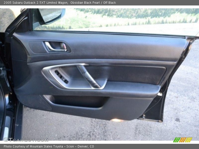Obsidian Black Pearl / Off Black 2005 Subaru Outback 2.5XT Limited Wagon