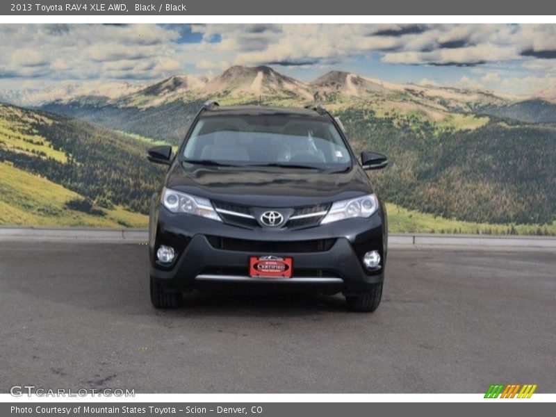 Black / Black 2013 Toyota RAV4 XLE AWD