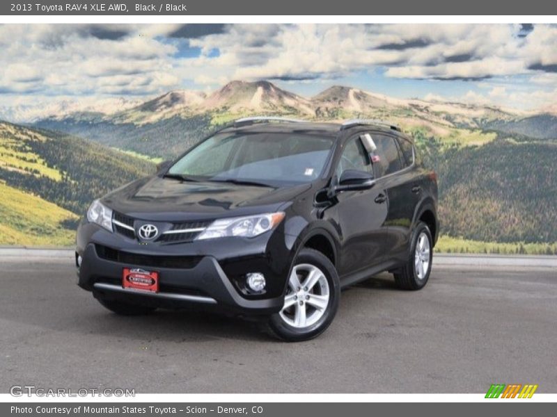 Black / Black 2013 Toyota RAV4 XLE AWD
