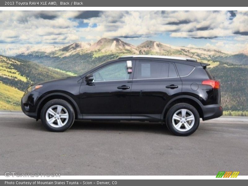 Black / Black 2013 Toyota RAV4 XLE AWD
