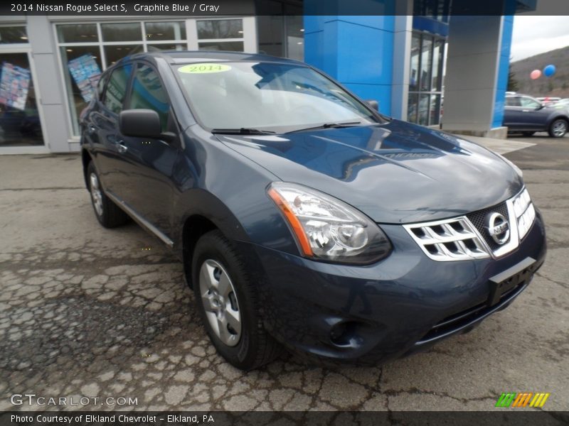 Graphite Blue / Gray 2014 Nissan Rogue Select S