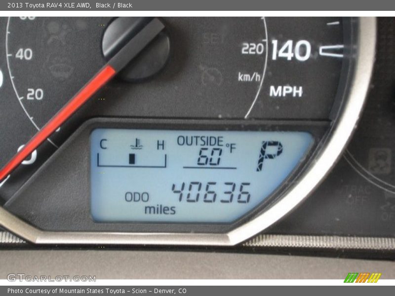 Black / Black 2013 Toyota RAV4 XLE AWD