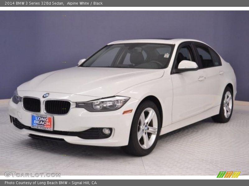 Alpine White / Black 2014 BMW 3 Series 328d Sedan