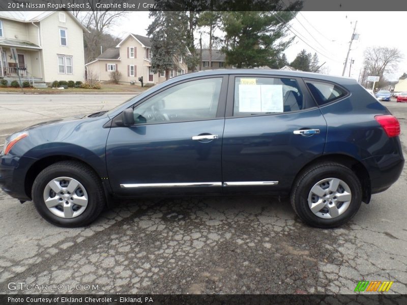 Graphite Blue / Gray 2014 Nissan Rogue Select S