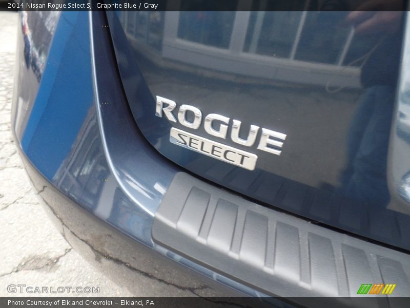 Graphite Blue / Gray 2014 Nissan Rogue Select S