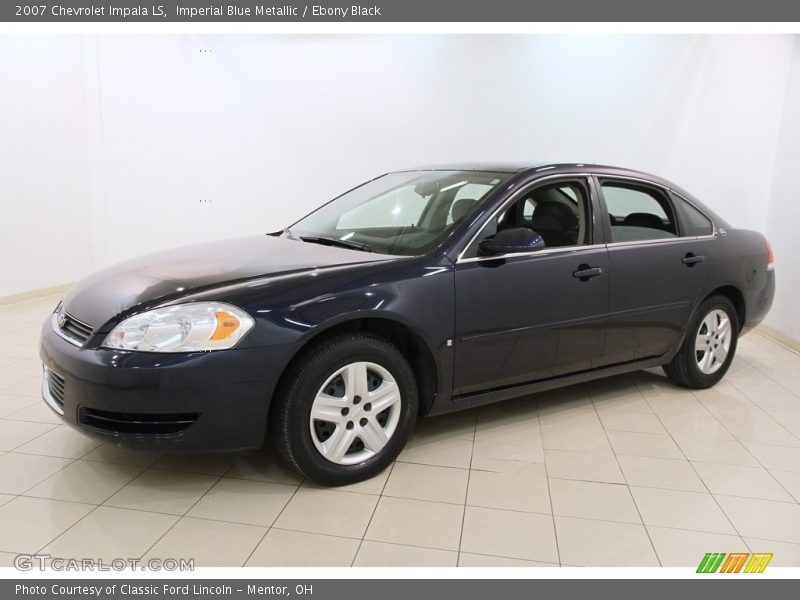 Imperial Blue Metallic / Ebony Black 2007 Chevrolet Impala LS