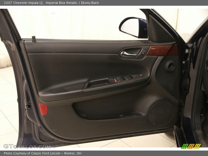 Imperial Blue Metallic / Ebony Black 2007 Chevrolet Impala LS