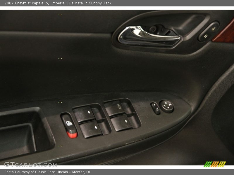 Imperial Blue Metallic / Ebony Black 2007 Chevrolet Impala LS