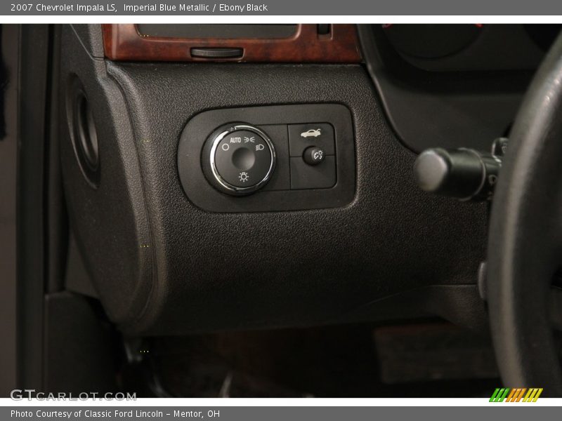 Imperial Blue Metallic / Ebony Black 2007 Chevrolet Impala LS