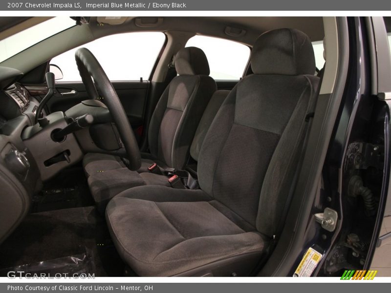 Imperial Blue Metallic / Ebony Black 2007 Chevrolet Impala LS