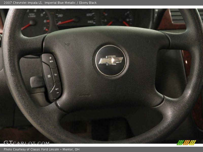 Imperial Blue Metallic / Ebony Black 2007 Chevrolet Impala LS