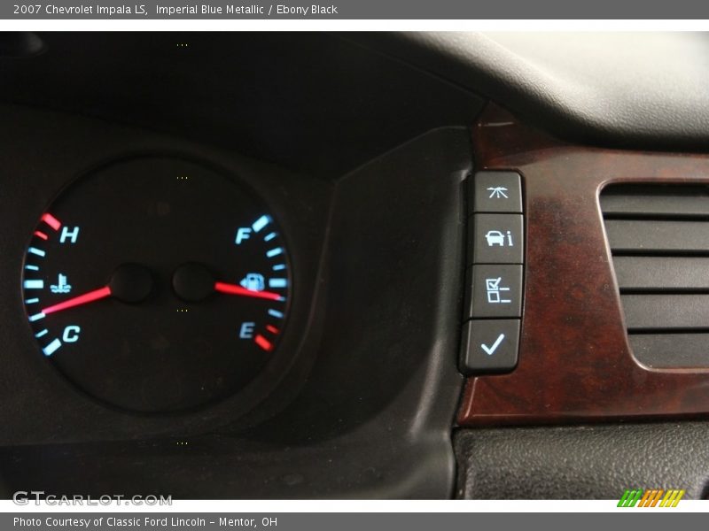 Imperial Blue Metallic / Ebony Black 2007 Chevrolet Impala LS