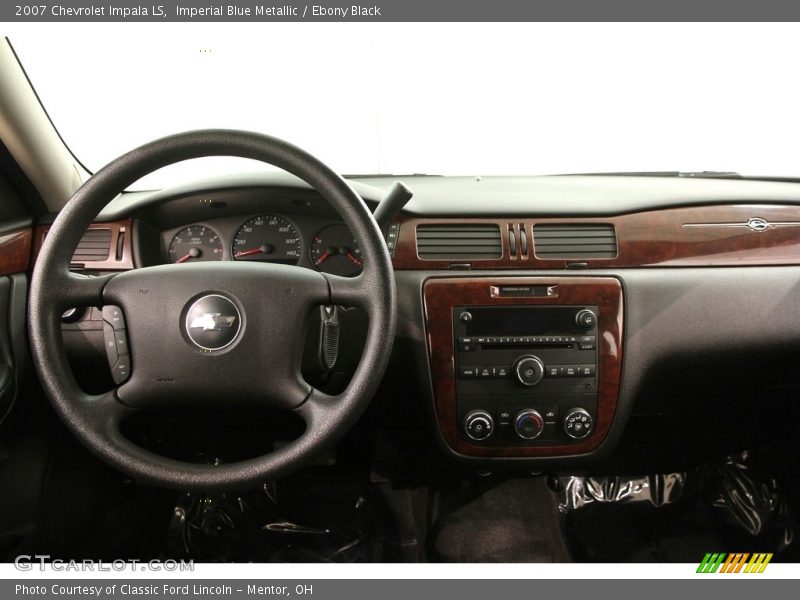 Imperial Blue Metallic / Ebony Black 2007 Chevrolet Impala LS
