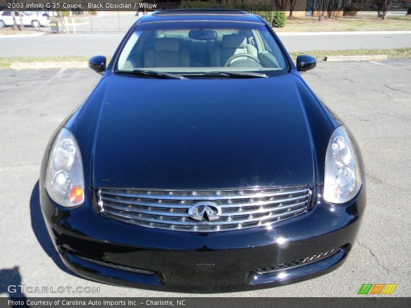 Black Obsidian / Willow 2003 Infiniti G 35 Coupe