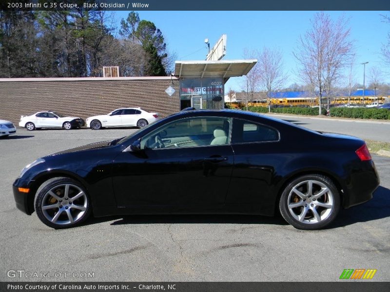 Black Obsidian / Willow 2003 Infiniti G 35 Coupe