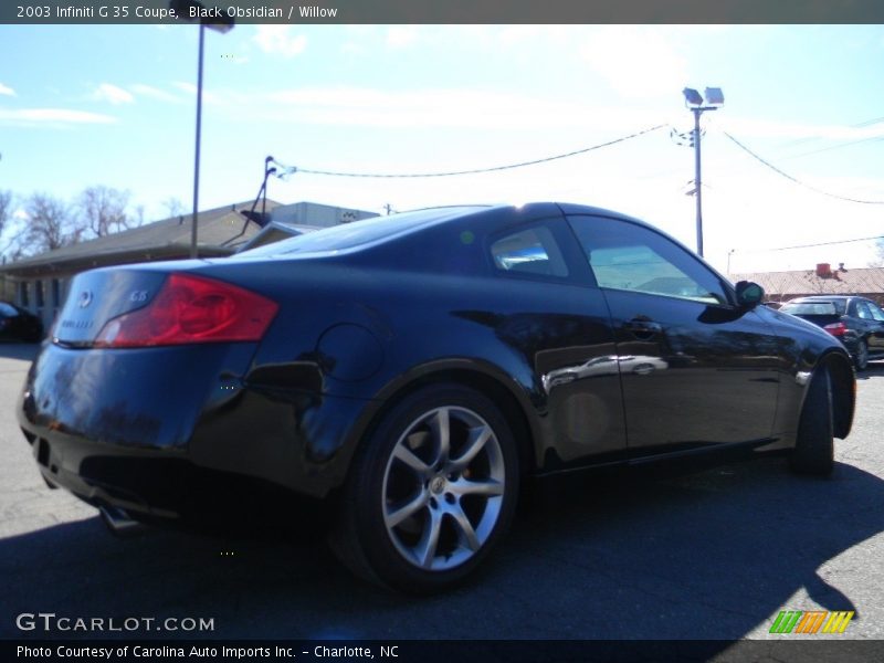 Black Obsidian / Willow 2003 Infiniti G 35 Coupe