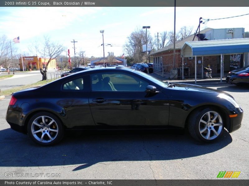 Black Obsidian / Willow 2003 Infiniti G 35 Coupe