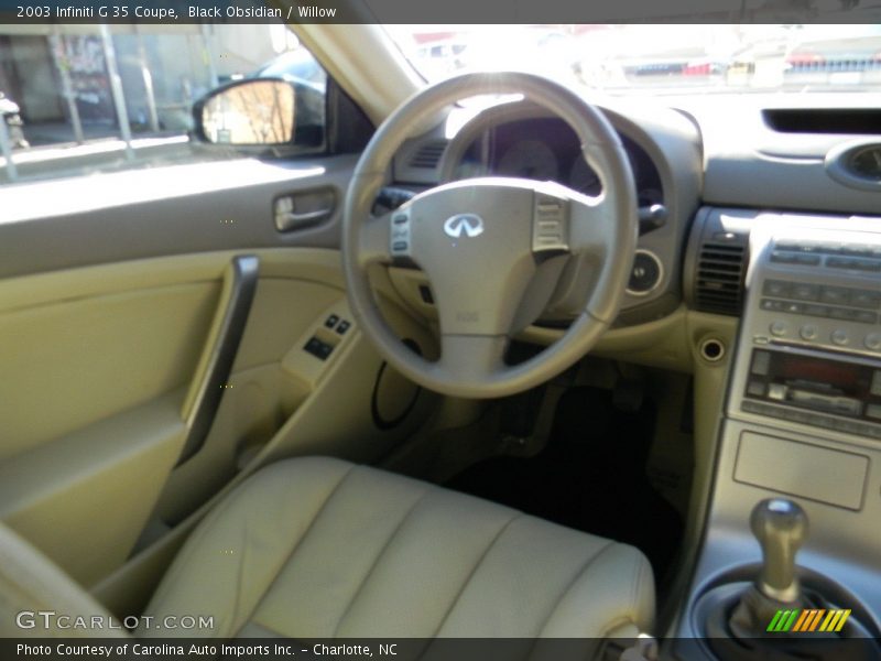 Black Obsidian / Willow 2003 Infiniti G 35 Coupe