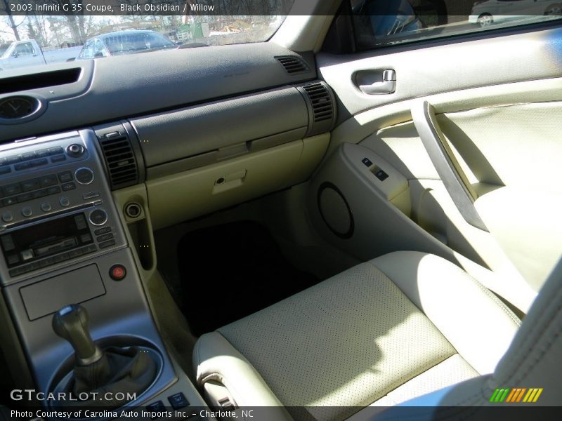 Black Obsidian / Willow 2003 Infiniti G 35 Coupe