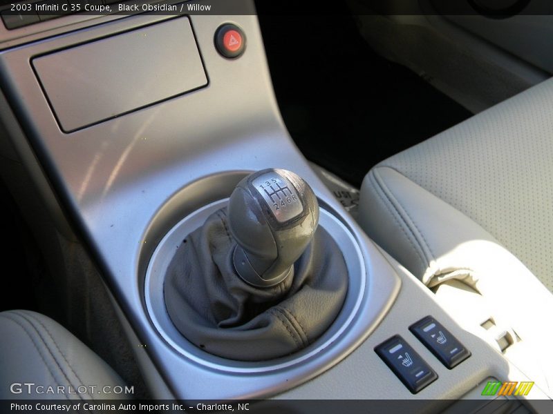 Black Obsidian / Willow 2003 Infiniti G 35 Coupe