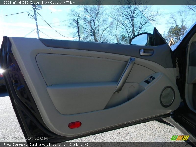 Black Obsidian / Willow 2003 Infiniti G 35 Coupe