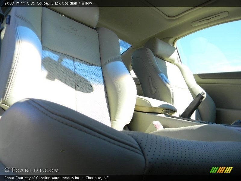 Black Obsidian / Willow 2003 Infiniti G 35 Coupe