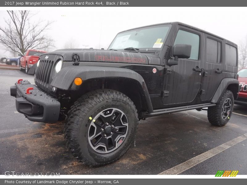 Black / Black 2017 Jeep Wrangler Unlimited Rubicon Hard Rock 4x4