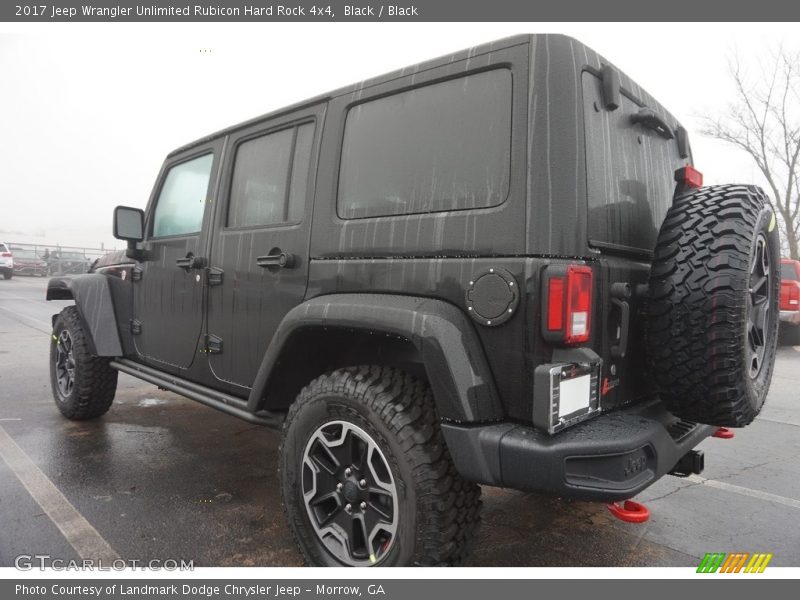 Black / Black 2017 Jeep Wrangler Unlimited Rubicon Hard Rock 4x4