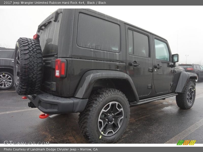 Black / Black 2017 Jeep Wrangler Unlimited Rubicon Hard Rock 4x4