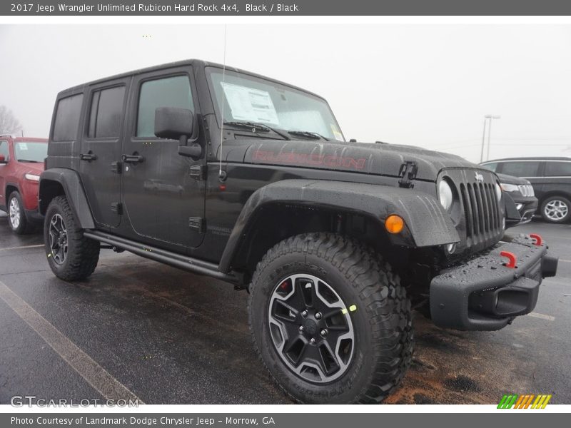 Black / Black 2017 Jeep Wrangler Unlimited Rubicon Hard Rock 4x4