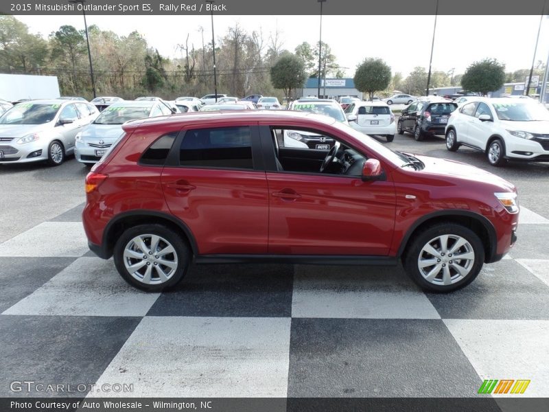 Rally Red / Black 2015 Mitsubishi Outlander Sport ES