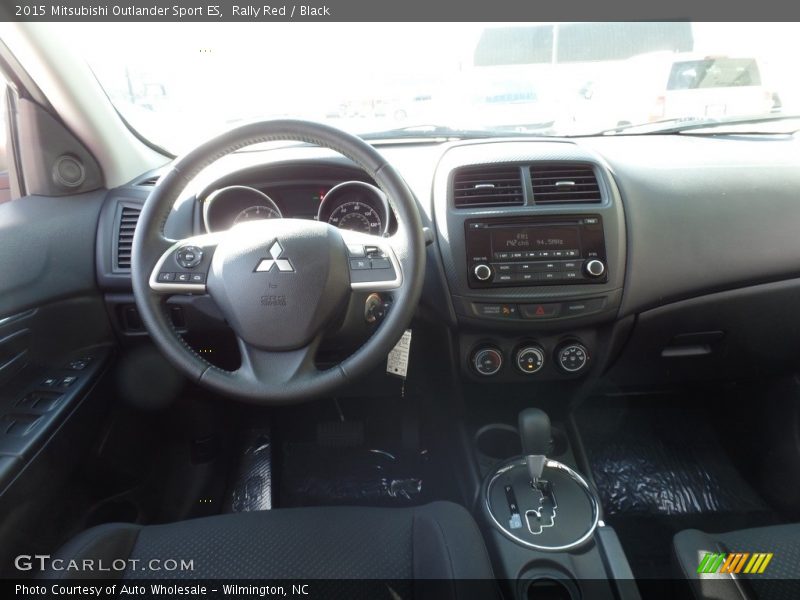 Rally Red / Black 2015 Mitsubishi Outlander Sport ES