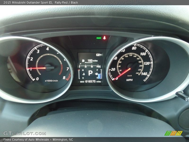 Rally Red / Black 2015 Mitsubishi Outlander Sport ES