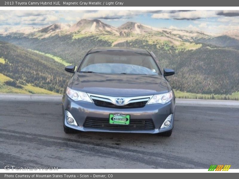 Magnetic Gray Metallic / Light Gray 2013 Toyota Camry Hybrid XLE