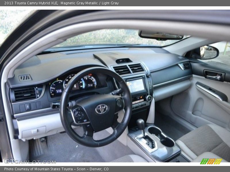 Magnetic Gray Metallic / Light Gray 2013 Toyota Camry Hybrid XLE