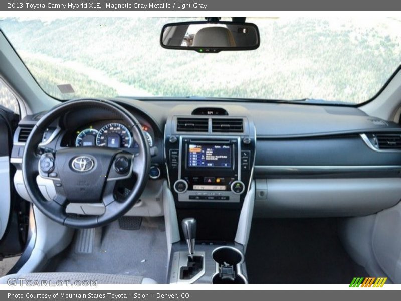 Magnetic Gray Metallic / Light Gray 2013 Toyota Camry Hybrid XLE